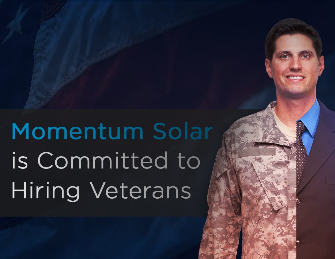 Momentum Solar is Committed to Hiring Veterans